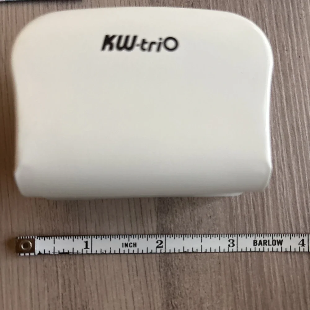 KW-trio Paper Punch Scrapbook f/Binding 20/26/30-Hole Loose-Leaf Notebooks White